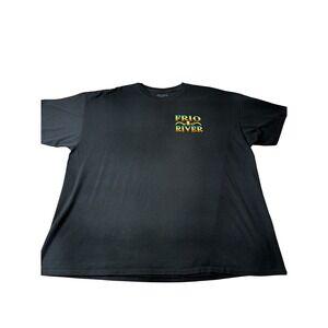 Gildan DryBlend Frio River Texas Graphic T-Shirt Black 2XL Frio's Dry Fifty Tee